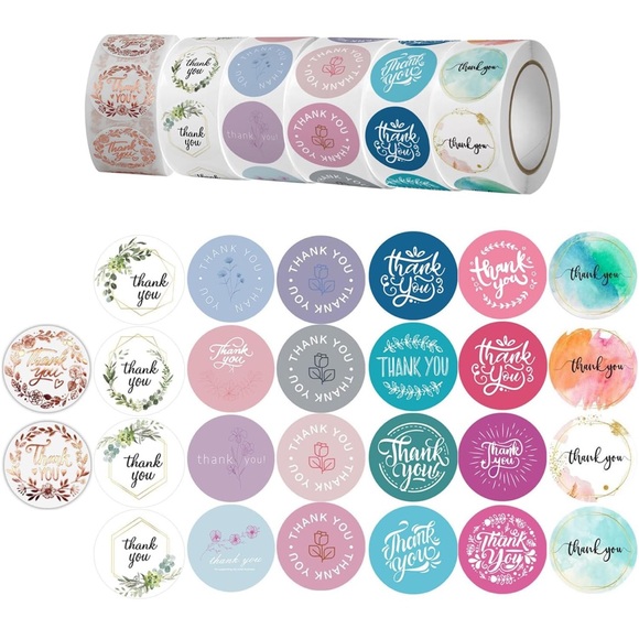 Buy Now 550 Bundle of Thank You Card, Stickers & Gift Bags - Picture 2 of 5